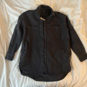 Madewell Solid Flannel Black